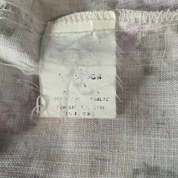 Vintage Block Island Petites Floral Blazer 14 Linen Blend Feminine Elegant Chic - Picture 2 of 12